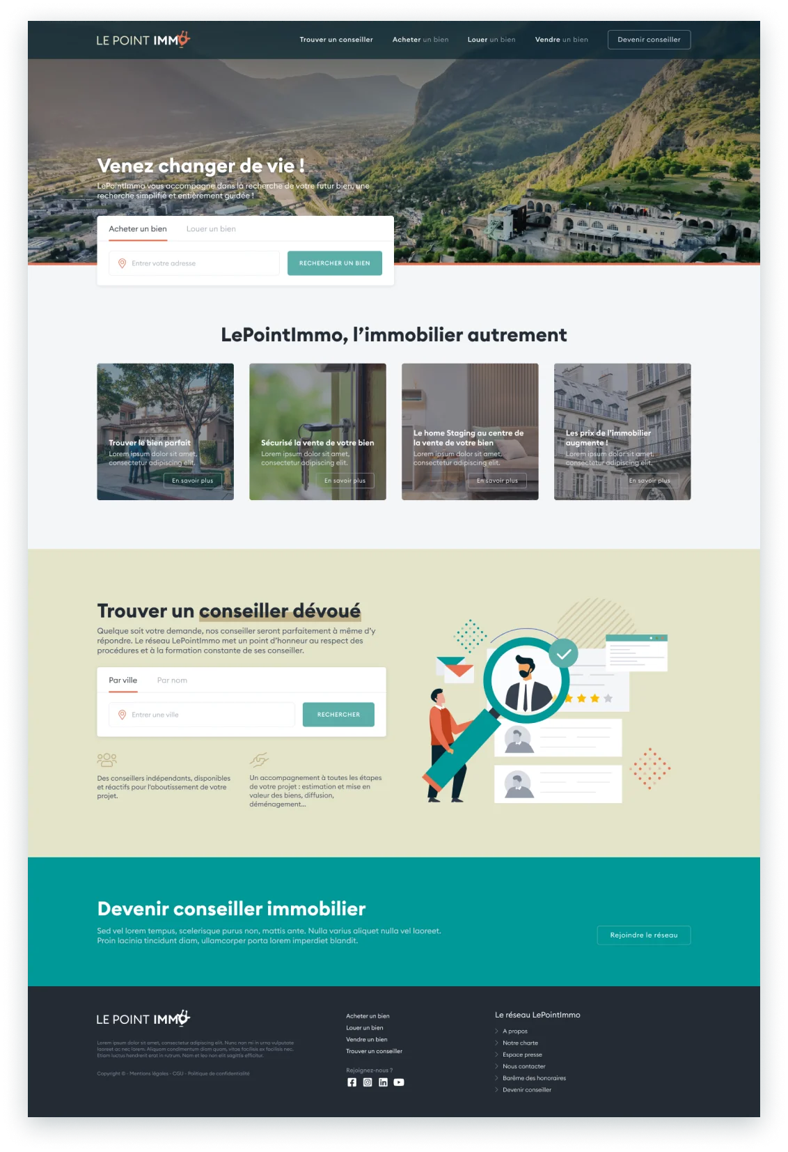 Site internet de LePointImmo