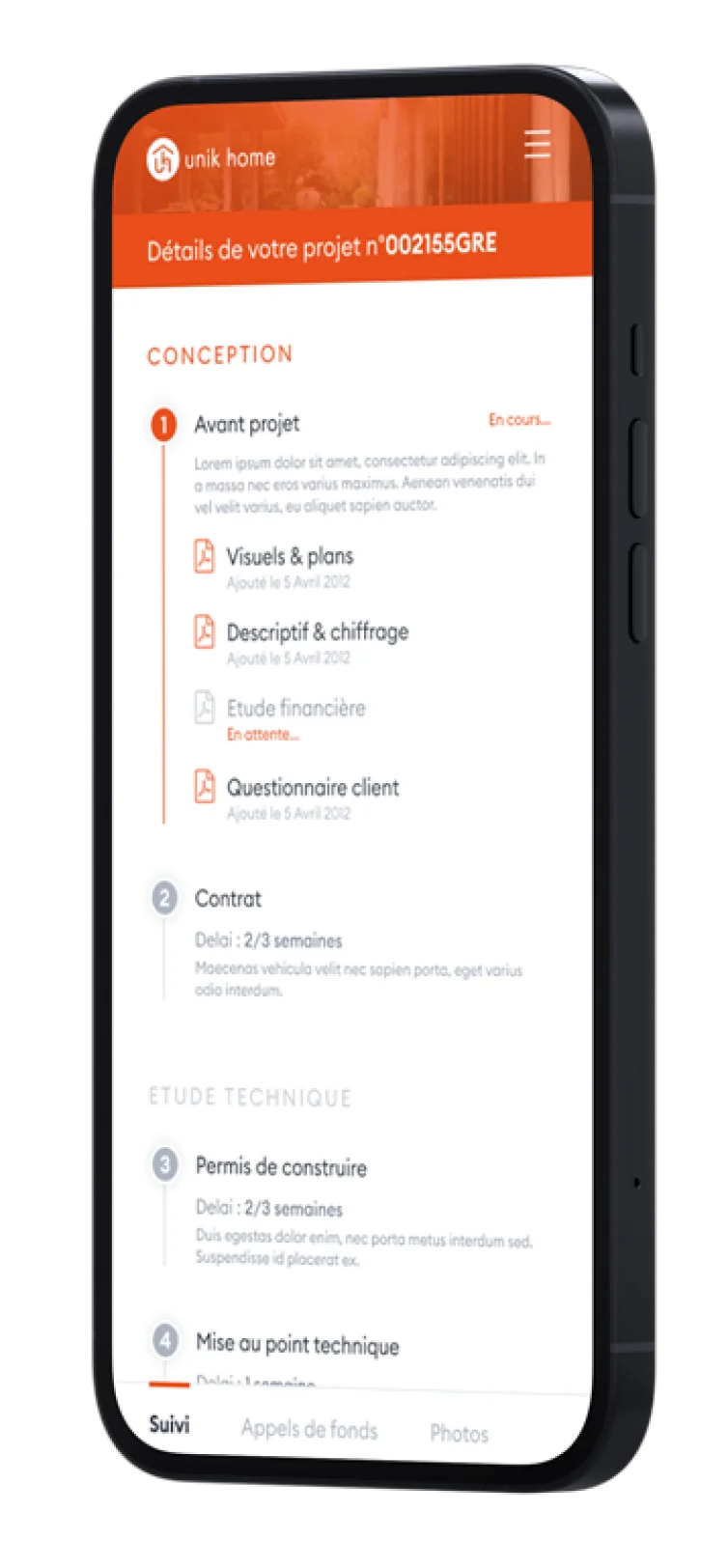 Espace client UnikHome
