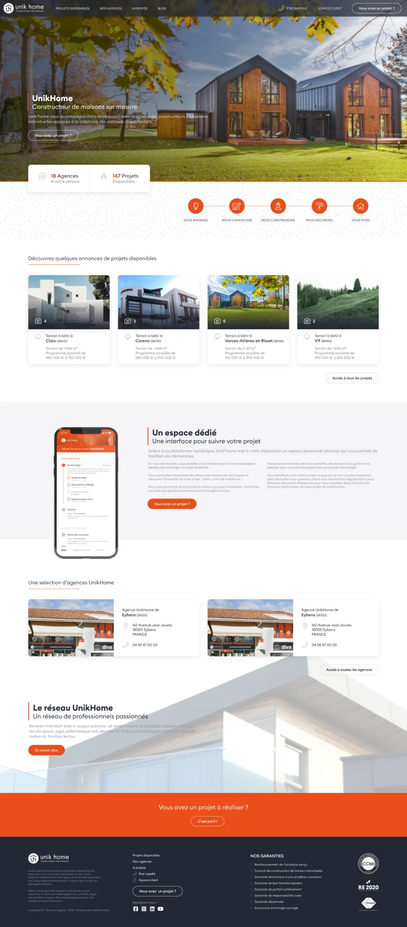 Site internet de UnikHome